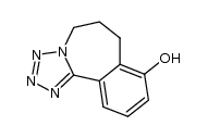 6,7-dihydro-5H-benzo[c]tetrazolo[1,5-a]azepin-8-ol结构式