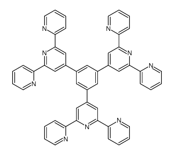 4-[3,5-bis(2,6-dipyridin-2-ylpyridin-4-yl)phenyl]-2,6-dipyridin-2-ylpyridine结构式