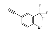 1-Bromo-4-ethynyl-2-(trifluoromethyl)benzene Structure
