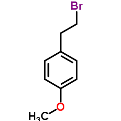 4-(2-溴乙基)苯甲醚结构式