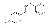 4-(phenylmethoxymethyl)cyclohex-3-en-1-one结构式