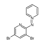 pyridinium N-(2'-(3',5'-dibromopyridyl))aminide结构式