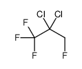 2,2-dichloro-1,1,1,3-tetrafluoropropane structure