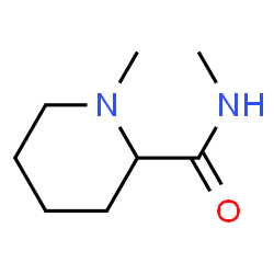 2-Piperidinecarboxamide,N,1-dimethyl-(9CI) Structure