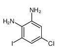4-氯-6-碘-1.2-亚苯基二胺结构式