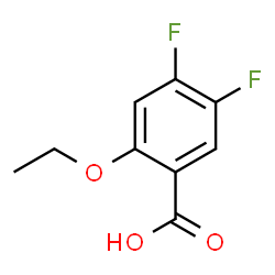 2-Ethoxy-4,5-difluorobenzoic acid结构式