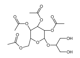 2-(四乙酰糖苷)甘油结构式
