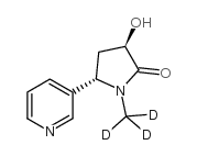 TRANS-3'-羟基可替宁 氘代甲基结构式