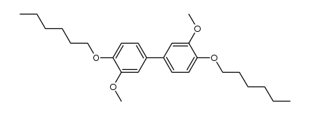 4,4'-bis(hexyloxy)-3,3'-dimethoxybiphenyl结构式