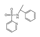 N-[(1R)-1-phenylethyl]pyridine-2-sulfonamide结构式