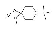 4-tert-butyl-1-methoxy-cyclohexyl hydroperoxide Structure