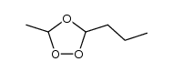 3-methyl-5-propyl-[1,2,4]trioxolane结构式