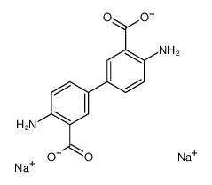 disodium,2-amino-5-(4-amino-3-carboxylatophenyl)benzoate Structure