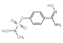 4-(N,N-二甲基氨磺酰氧基)苯甲酰胺肟结构式