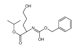 (S)-Isopropyl 2-(benzyloxycarbonylamino)-5-hydroxypentanoate Structure