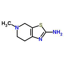 5-METHYL-4,5,6,7-TETRAHYDROTHIAZOLO[5,4-C]PYRIDIN-2-AMINE Structure