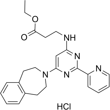 GSK-J4 hydrochloride结构式