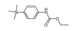 (4-trimethylsilanyl-phenyl)-carbamic acid ethyl ester结构式