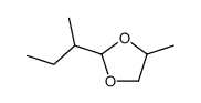 2-butan-2-yl-4-methyl-1,3-dioxolane结构式