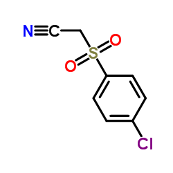 4-氯苯氰甲基砜结构式