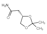 (S)-2,2-二甲基-1,3-二氧戊环-4-乙酰胺结构式