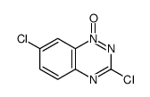 3,7-dichloro-1-oxido-1,2,4-benzotriazin-1-ium结构式