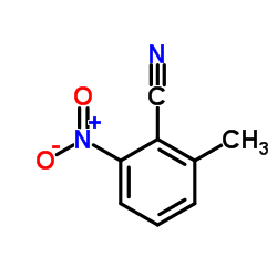 2-甲基-6-硝基苯甲腈结构式