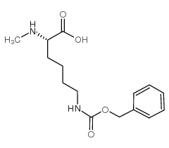(S)-6-(((苄氧基)羰基)氨基)-2-(甲基氨基)己酸结构式