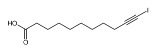 11-Iodo-10-undecynoic acid sodium salt Structure