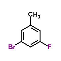 1-Bromo-3-fluoro-5-methylbenzene Structure
