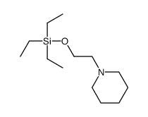 1-[2-(Triethylsilyloxy)ethyl]piperidine结构式