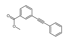 3-苯基乙炔-苯甲酸甲酯结构式