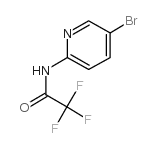 N-(5-溴-2-吡啶)-2,2,2-三氟-乙酰胺结构式