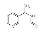 N-(1-吡啶-3-乙基)-甲酰胺结构式