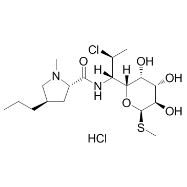 Clindamycin Hydrochloride Structure