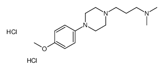 3-[4-(4-methoxyphenyl)piperazin-1-yl]-N,N-dimethylpropan-1-amine,dihydrochloride结构式