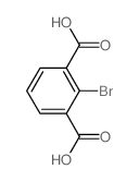 1,3-Benzenedicarboxylicacid, 2-bromo- Structure
