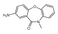 2-amino-10-methyl-10H-dibenzo[b,f][1,4]oxazepin-11-one结构式