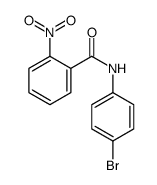 N-(4-溴苯基)-2-硝基苯甲酰胺结构式