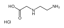 2-((2-AMINOETHYL)AMINO)ACETIC ACID HYDROCHLORIDE Structure