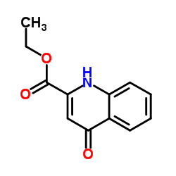 4-羟基喹啉-2-甲酸乙酯结构式