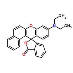 9'-(diethylamino)spiro[2-benzofuran-3,12'-benzo[a]xanthene]-1-one Structure