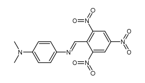 2,4,6-trinitrobenzaldehyde 4-(dimethylamino)phenylimine Structure