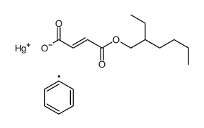[(E)-4-(2-ethylhexoxy)-4-oxobut-2-enoyl]oxy-phenylmercury Structure