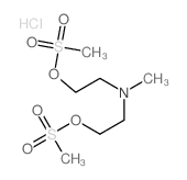 Ethanol,2,2'-(methylimino)bis-, dimethanesulfonate (ester), hydrochloride (9CI)结构式