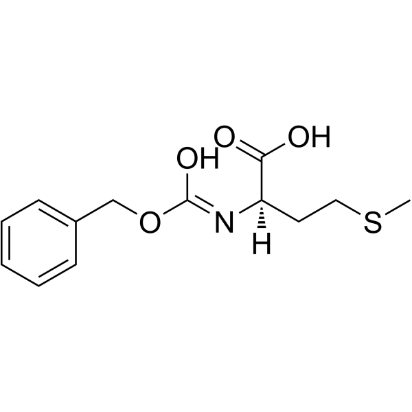 N-Cbz-D-蛋氨酸结构式