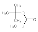 tert-butyl methylsulfanylformate结构式