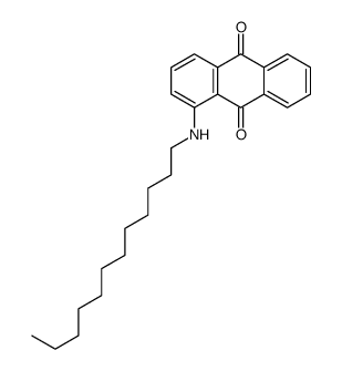 1-(dodecylamino)anthracene-9,10-dione结构式