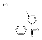 1-methyl-3-(4-methylphenyl)sulfonyl-1,2-dihydroimidazol-1-ium,chloride Structure
