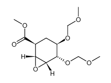 methyl (1R,2S,4R,5S,6R)-4,5-bis(methoxymethoxy)-7-oxabicyclo[4.1.0]heptane-2-carboxylate结构式